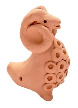 Lamb whistle on a light background Stock Photos