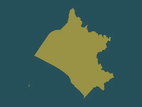 Lambayeque, Peru. Solid color shape 库存插图