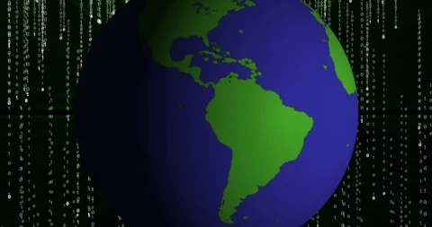 Lambda (LAMB) cryptocurrency coin on Earth Stock Footage 102292224