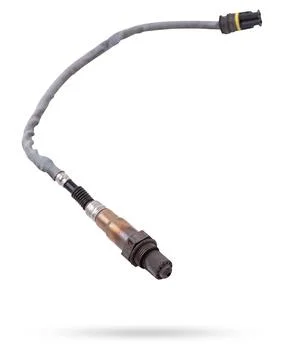 Lambda probe - oxygen sensor device designed to record tamount of remaining.. Stock Photos