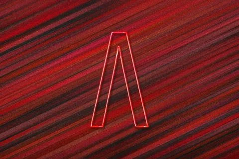Lambda sign. Lambda letter, Greek alphabet Symbol 스톡 일러스트
