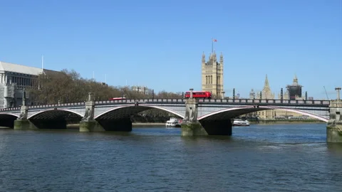 Lambeth Bridge. Stock Footage 151409307