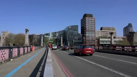 Lambeth Bridge view Stock Footage 153335242