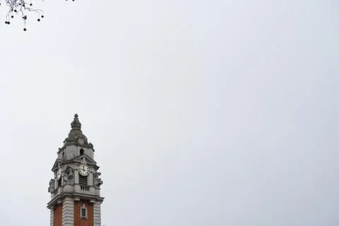 Lambeth Town Hall Clock Tower in Brixton Stock Photos