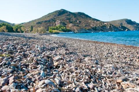 Lambi beach pebbles Stock Photos