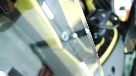Lamborghini car interior.(vertical video). Stock Footage 154159889