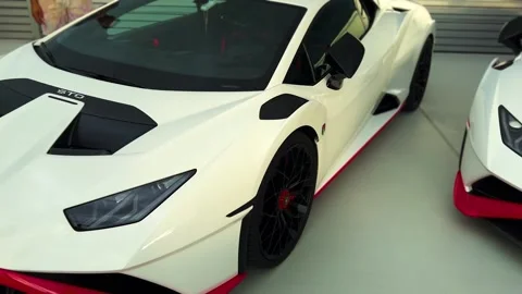 Lamborghini Huracán STO Stock Footage 204097475