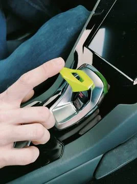 Lamborghini ignition switch Stock Photos