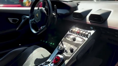 Lamborghini Interior Stock Footage 204098649