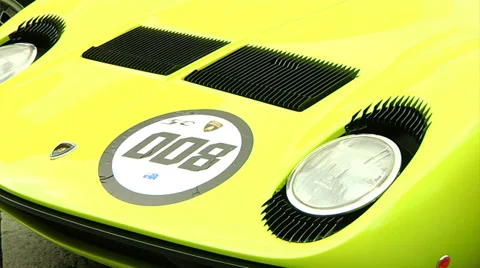 Lamborghini Miura Stock Footage 36176325