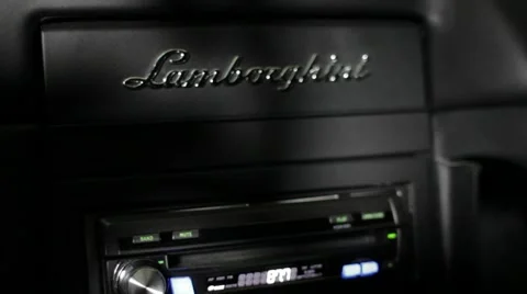 Lamborghini Stereo 스톡 동영상 1125784