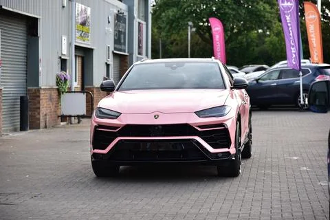 Lamborghini Urus front car Stock Photos
