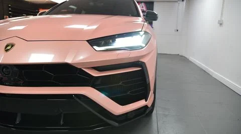 Lamborghini Urus front Stock Photos