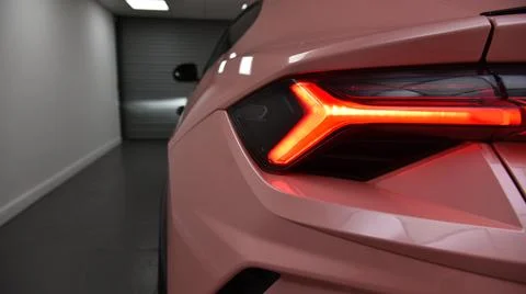 Lamborghini Urus lamp Stock Photos