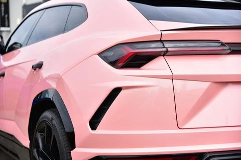 Lamborghini Urus tail lamp Stock Photos