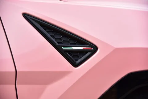 Lamborghini Urus wing Stock Photos
