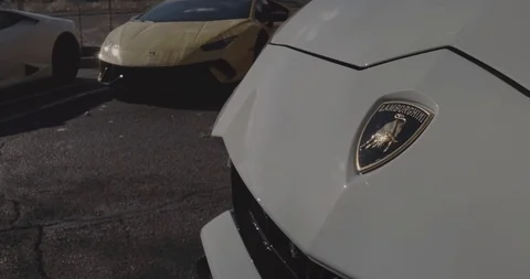 Lamborhgini Urus front emblem Stock Footage 105122223