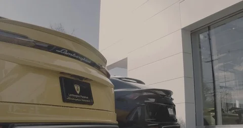 Lamborhgini Urus rear Stock Footage 105122260