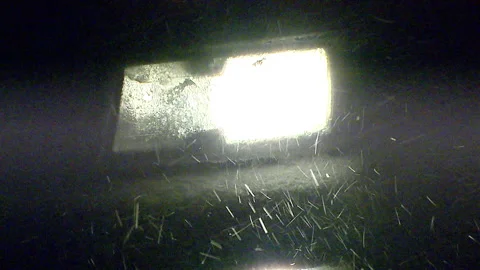 Lambton Ont, Canada Dec 12 2010 Historic blizzard strands thousands on highway Stock Footage 323576288