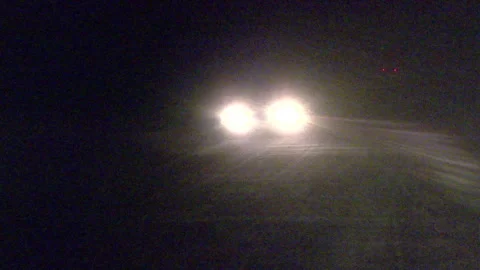 Lambton Ont, Canada Dec 12 2010 Historic blizzard strands thousands on highway Stock Footage 323576291