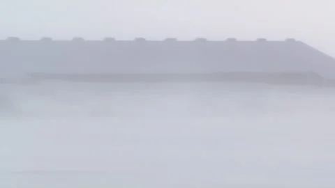 Lambton Ont, Canada Dec 12 2010 Historic blizzard strands thousands on highway Stock Footage 323578739