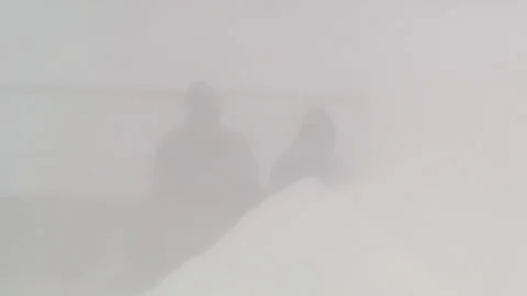 Lambton Ont, Canada Dec 12 2010 Historic blizzard strands thousands on highway Stock Footage 323578950