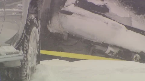 Lambton Ont, Canada Dec 12 2010 Historic blizzard strands thousands on highway Stock Footage 323580064