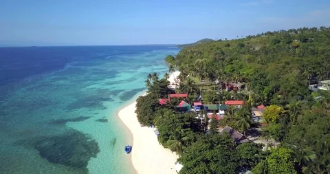 Lambug beach Stock Footage 86254192