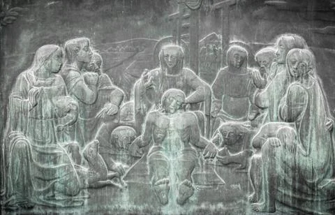 Lamentation of Christ Stock Photos