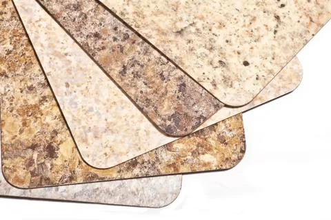 Laminate flooring samples Stock Photos