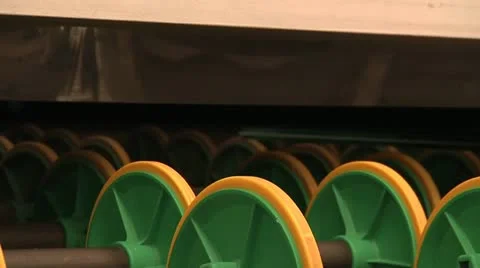 Laminating glass Stock Footage 11486655