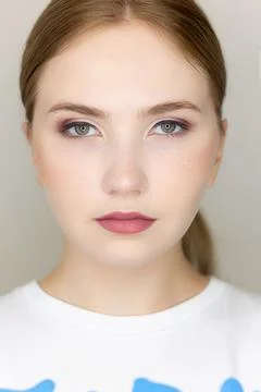Lamination of eyebrows Foto stock