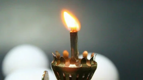 Lamp and Flame 스톡 동영상 650872