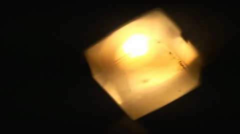 The lamp and the rain 1 Stock Footage 10572915
