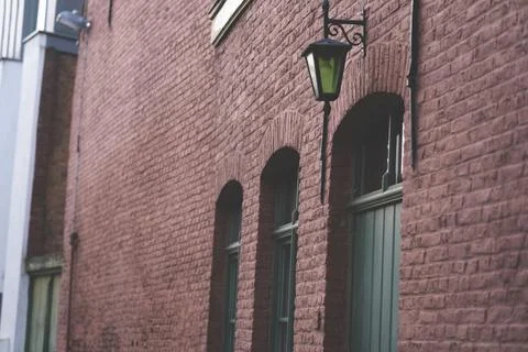 Lamp and wall Stock Photos