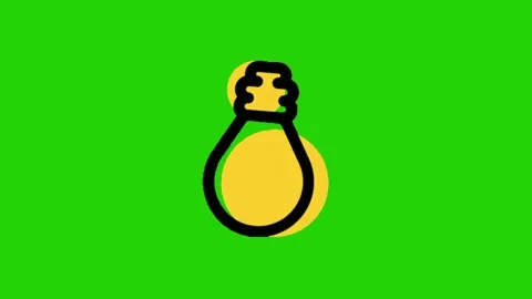 Lamp animation on green screen 库存影片 331500881