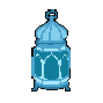 Lamp arabic lantern pixel art vector illustration Stock Illustration