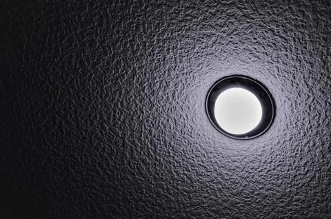 Lamp on black background Stock Photos