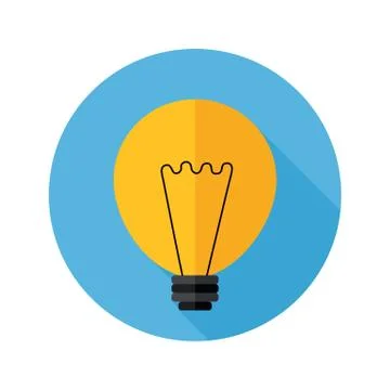 Lamp bulb icon Stock Illustration