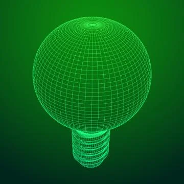 Lamp bulb idea. Vector 스톡 일러스트