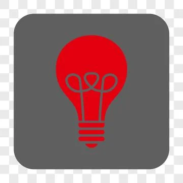 Lamp Bulb Interface Toolbar Button Stock Illustration