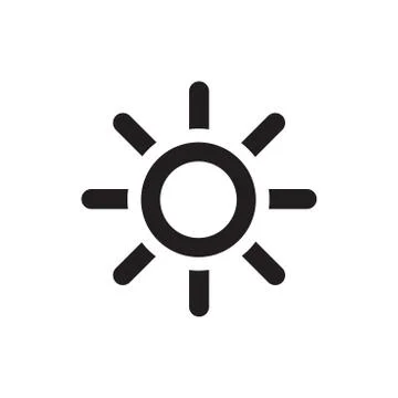 Lamp bulb vector flat icon Stock Illustration