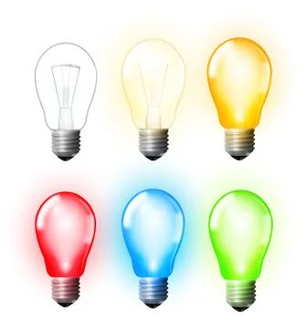 Lamp bulb vector Stock-Illustration