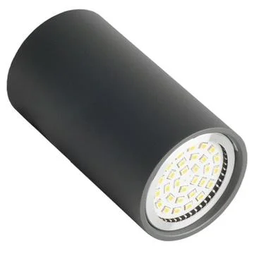 Lamp ceiling light on an isolated background. Backlight. Stock Photos