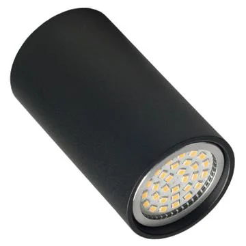 Lamp ceiling light on an isolated background. Backlight. Stock Photos