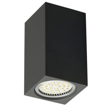 Lamp ceiling light on an isolated background. Backlight. Stock Photos