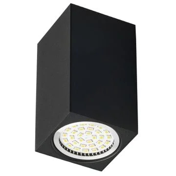 Lamp ceiling light on an isolated background. Backlight. Stock Photos