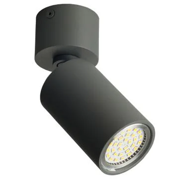 Lamp ceiling light on an isolated background. Backlight. Stock Photos