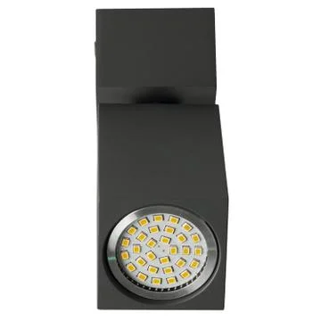 Lamp ceiling light on an isolated background. Backlight. Stock Photos