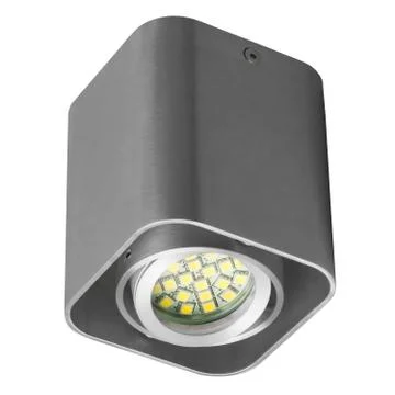 Lamp ceiling light on an isolated background. Backlight. Stock Photos